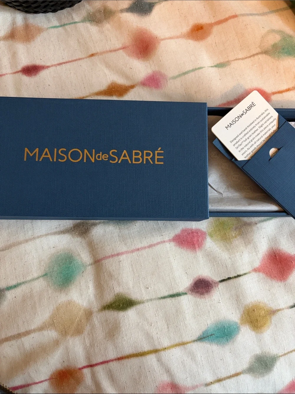 MAISON de SABRÉ Deep Green Leather Phone Case